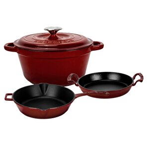 Bordo Döküm Set – Şıklıkta Ve Lezzette Döküm Farkı