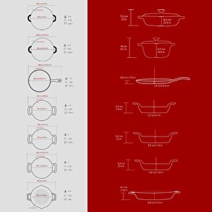 Lava Bordo Döküm Set – Göz Alıcı Renk, Uzun Ömürlü Döküm Kalitesi