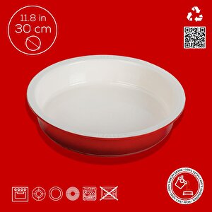 Lava Döküm Yuvarlak Gastronomi Küvet Ölçü 30 Cm.