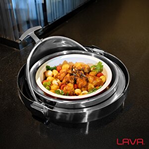 Lava Döküm Yuvarlak Gastronomi Küvet Ölçü 30 Cm.