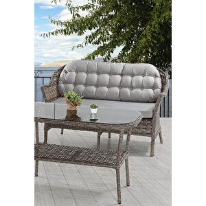 Orkide Rattan Bahçe Mobilya Takımı 2 1 1 Masa