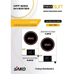 Sako Ultra 6.2 Kw 48 V Mppt Tam Sinüs Akıllı İnverter (6200 W)
