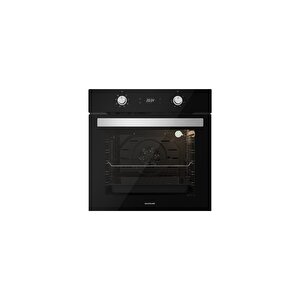 Siyah Cam Ankastre Set (bo6504b01 + Cs5335b01 + 3457)