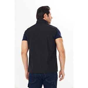 Orange Safety Softshell Siyah Yelek