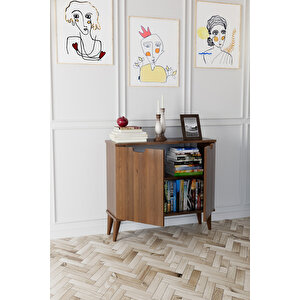 Elegant 2 Kapaklı Dekoratif Konsol Barok Ceviz