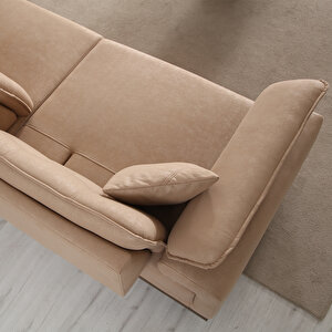 Eymense Valencia Üçlü Koltuk Kanepe Bej