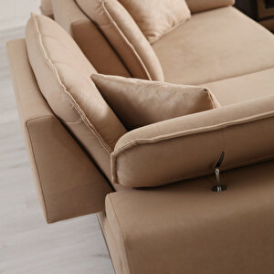 Eymense Valencia Üçlü Koltuk Kanepe Bej