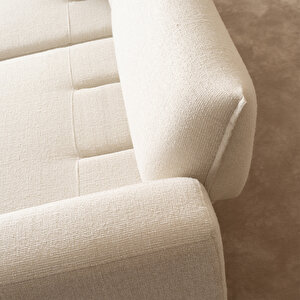 Eymense Sofia Üçlü Koltuk Kanepe Krem