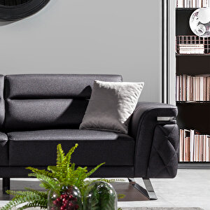 Eymense Voyager Üçlü Koltuk Antrasit