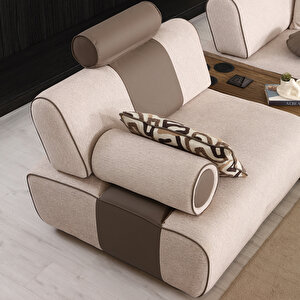 Eymense Molde Üçlü Koltuk Ara Sehpa Modüllü