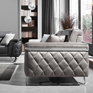 Eymense Voyager Üçlü Koltuk Gri