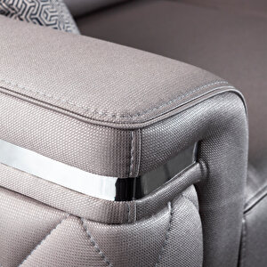 Eymense Voyager Üçlü Koltuk Gri