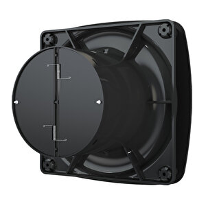 Fine 100 Dekoratif Mat Siyah Banyo Tuvalet Havalandırma Fanı 100 M3