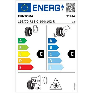 195/70 R15 C Tl 104/102r 8pr Vanfun Winter Kamyonet Kış Lastiği (üretim Tarihi:2025)