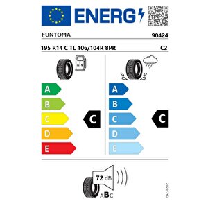 195 R14 C Tl 106/104r 8pr Vanfun Winter Kamyonet Kış Lastiği (üretim Tarihi:2025)