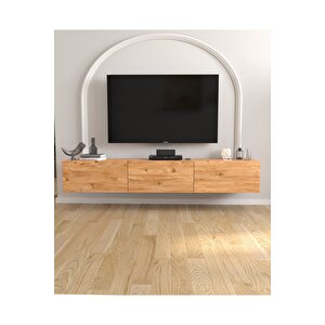 Tv Ünitesi Tv Sehpası Düşer Kapaklı Tv Ünitesi Televizyon Sehpası 180 Cm Marvel Çam