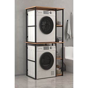 Çamaşır Makinesi Dolabı Kurutma Makinesi Dolabı Metal Banyo Dolabı Mısra Çam