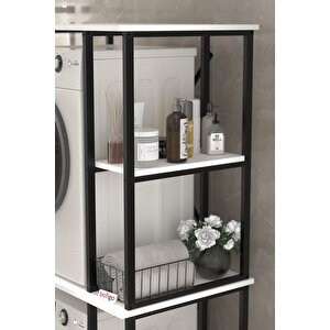 Çamaşır Makinesi Dolabı Kurutma Makinesi Dolabı Metal Banyo Dolabı Mısra Beyaz