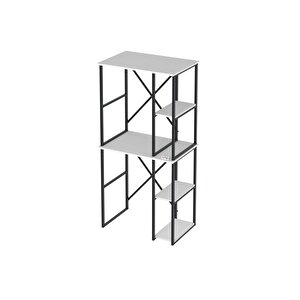 Çamaşır Makinesi Dolabı Kurutma Makinesi Dolabı Metal Banyo Dolabı Mısra Beyaz