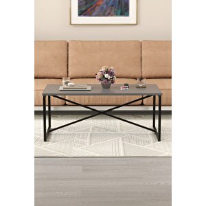 Orta Sehpa Yan Sehpa Dekoratif Sehpa Metal Sehpa Hermes Antrasit