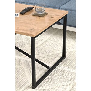 Bofigo Orta Sehpa Yan Sehpa Dekoratif Sehpa Metal Sehpa Hermes Çam