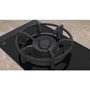 Er3a6ab70 Iq700 Gazlı Domino Ocak 30 Cm Seramik Siyah