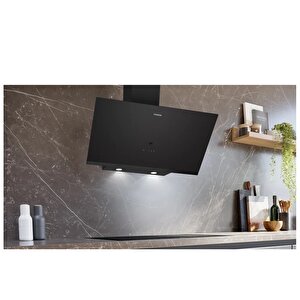 Lc97kpj60t Iq500 Duvar Tipi Davlumbaz 90 Cm Siyah Cam Siyah