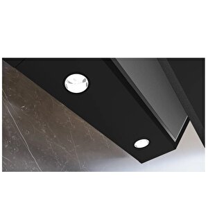 Lc97kpj60t Iq500 Duvar Tipi Davlumbaz 90 Cm Siyah Cam Siyah