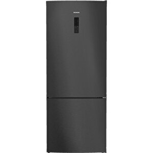 Kg76ncxe0n Iq500 Alttan Donduruculu Buzdolabı 186 X 75 Cm Blacksteel Total Nofrost