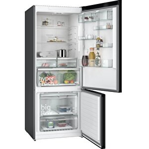 Kg76ncxe0n Iq500 Alttan Donduruculu Buzdolabı 186 X 75 Cm Blacksteel Total Nofrost