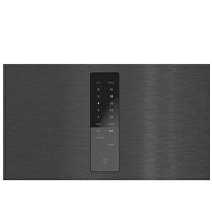 Kg76ncxe0n Iq500 Alttan Donduruculu Buzdolabı 186 X 75 Cm Blacksteel Total Nofrost