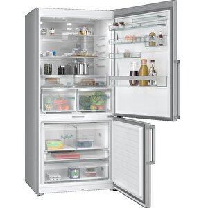 Kg86pfic0n Iq700 Alttan Donduruculu Buzdolabı 186 X 86 Cm Kolay Temizlenebilir Inox Total Nofrost