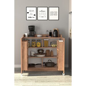 Çok Amaçlı Dolap Gökçe Erzak Dolabı Kiler Dolabı Mutfak Dolabı Çam