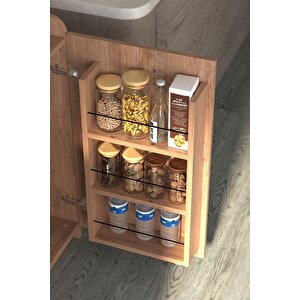 Çok Amaçlı Dolap Gökçe Erzak Dolabı Kiler Dolabı Mutfak Dolabı Çam