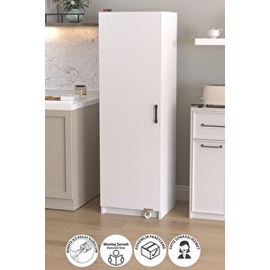 Erzak Dolabı Kiler Dolabı Çok Amaçlı Dolap Mutfak Dolabı Altay Beyaz