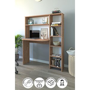 Kitaplıklı Çalışma Masası Çocuk Çalışma Masası Bilgisayar Çalışma Masası Çam