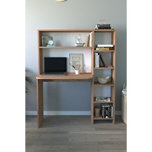 Kitaplıklı Çalışma Masası Çocuk Çalışma Masası Bilgisayar Çalışma Masası Çam