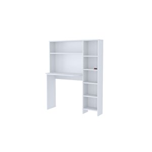 Kitaplıklı Çalışma Masası Çocuk Çalışma Masası Bilgisayar Çalışma Masası Beyaz