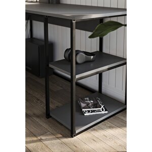 Çalışma Masası Ofis Masası Köşe Masa Bilgisayar Masası Odin Antrasit