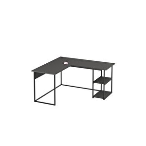 Çalışma Masası Ofis Masası Köşe Masa Bilgisayar Masası Odin Antrasit