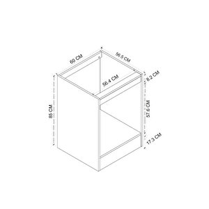 Ankastre Fırın Dolabı Ankastre Dolabı Ankastre Ocak Dolabı Çam