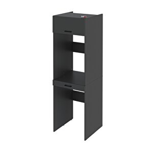 Çamaşır Makinesi Dolabı Kurutma Makinesi Dolabı Banyo Dolabı Irmak Antrasit