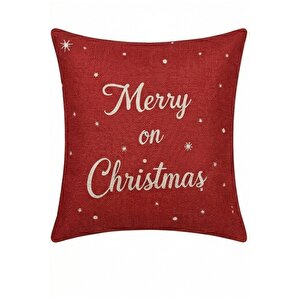 2026 Yeni Yılbaşı Temalı 3'lü Keten Kırlent Kılıfı Seti Ve El Yapımı 2'li Jüt Supla - Yılbaşı Konsepti