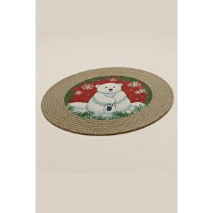 2026 Yeni Yılbaşı Temalı 3'lü Keten Kırlent Kılıfı Seti Ve El Yapımı 2'li Supla - Yılbaşı Konsepti