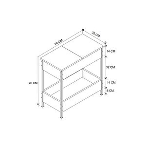 Yan Sehpa Koltuk Yanı Sehpa Koltuk Sehpası Orta Sehpa Çam