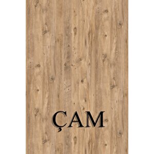 Metal Orta Sehpa 2 Raflı Orta Sehpa Dekoratif Sehpa Nisa Çam