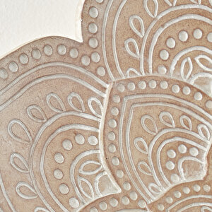 Clove Dekoratif Tabak Kahverengi (20x20x5 Cm) Kahverengi