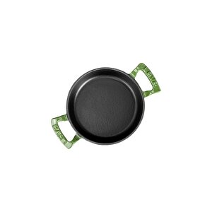 Döküm Yuvarlak Sahan Döküm Demir Yekpare Çift Kulplu Çap(ø)16cm. Yeşil