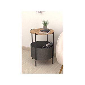 Orta Sehpa Geniş Çantalı Sehpa Gazetelik Kitaplık Çiçeklik Çam