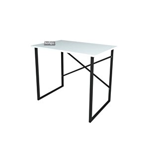 60x90 Cm Çalışma Masası Bilgisayar Masası Ofis Ders Yemek Masası Beyaz
